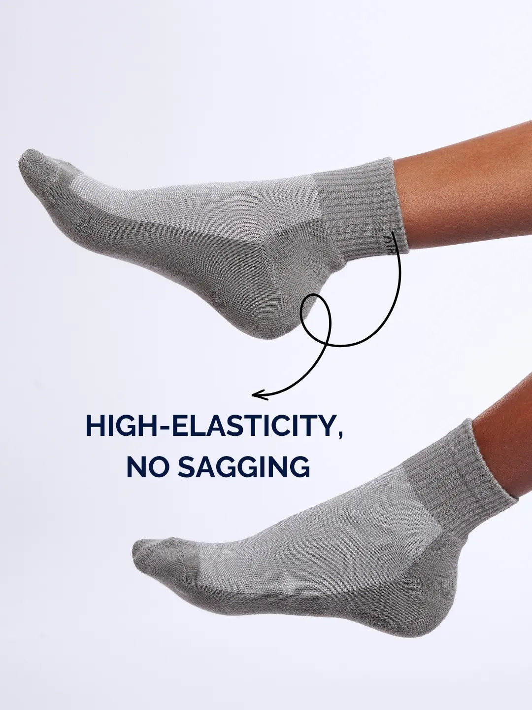 Long-lasting high ankle socks ideal for everyday wear